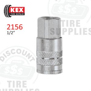 Kex Tire Repair | Steel 1/2″ Female Tru-Flate Air Line Coupler - 1/2″ FNPT - 2156
