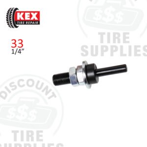 Kex Tire Repair | Arbor for Mounting Buffing Wheels, 1/4" - 33