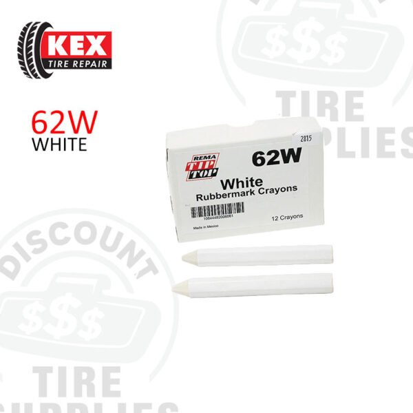 Kex Tire Repair - Tire Marking Crayon - White - 12 Pack - 62W