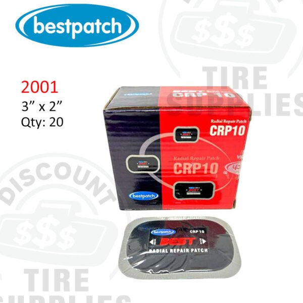 BestPatch | Radial Tire Patches 3" x 2" - 2001