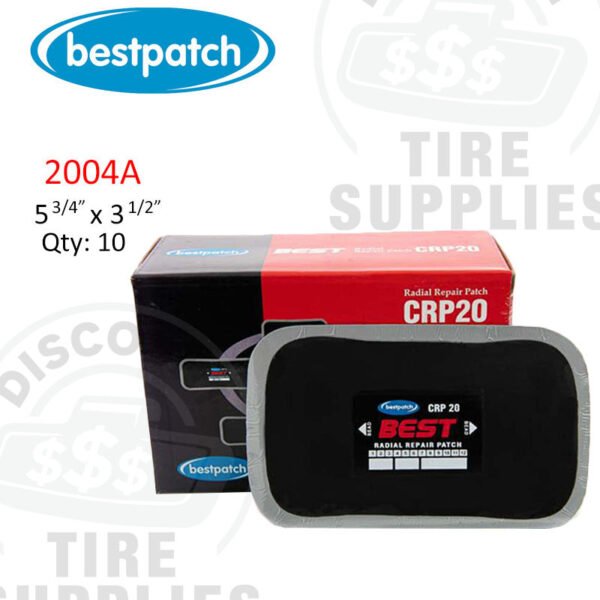 BestPatch | Radial Tire Patches 5 3/4" x 3 1/2" - 2004A