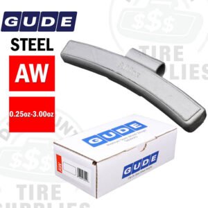 Gude | AW Passenger Car Clip-on Wheel Weights for Alloy Wheels, Steel Coated