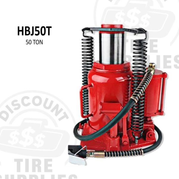 50 Ton Air Operated Hydraulic Bottle Jack - HBJ50T