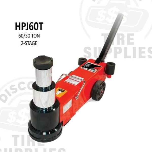 2-Stage 60/30 Ton Air Operated Hydraulic Jack - HPJ60T