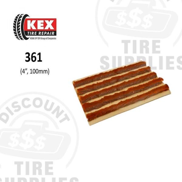 Kex Tire Repair | Fat Brown String (4″, 100mm) - 361
