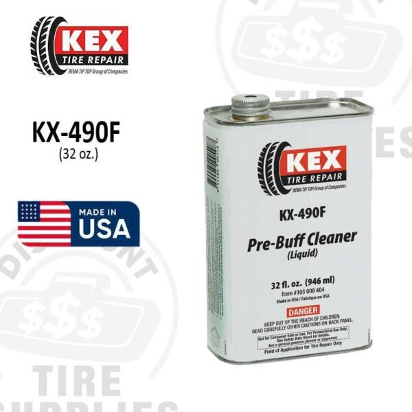 Kex Tire Repair | KX-490F Pre-Buff Cleaner (Flammable) - KX-490F