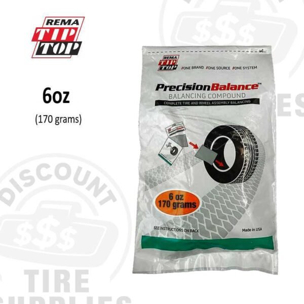 Rema | Tire Balancing Beads 6 oz. Drop-In Bag with Valve Cap and Valve Core - PB-CS40-6