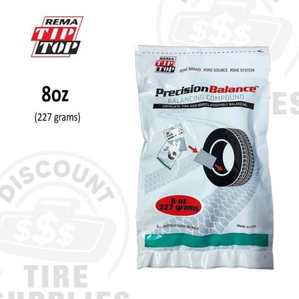 Rema | Tire Balancing Beads 8 oz. Drop-In Bag with Valve Cap and Valve Core - PB-CS40-8
