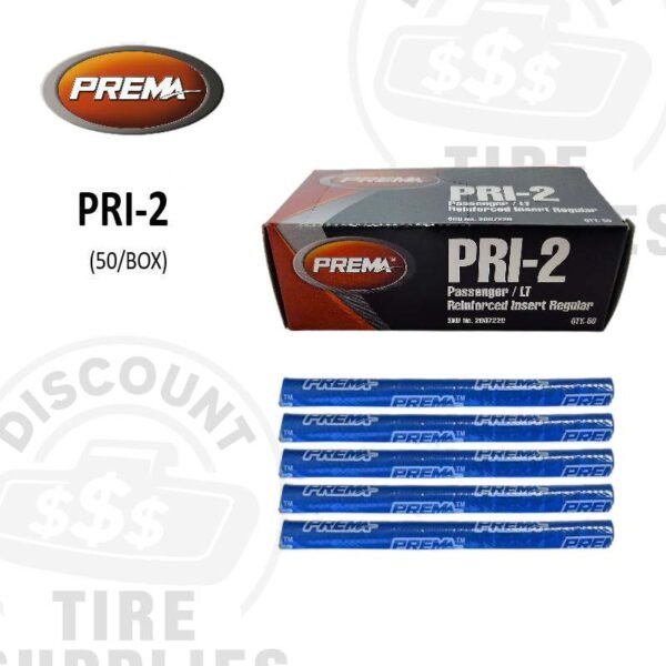 Prema | 3.75 Inch PremaFill Passenger and Light Truck Regular Tire Plug Inserts - 50 / Box - PRI-2
