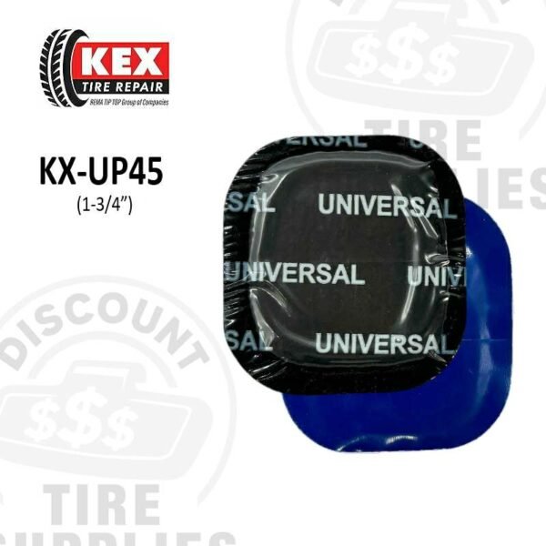 Rubber Reinforced Universal Tire Repair Units (Square) – Patch Size 1-3/4″ (44mm) - KX-UP45