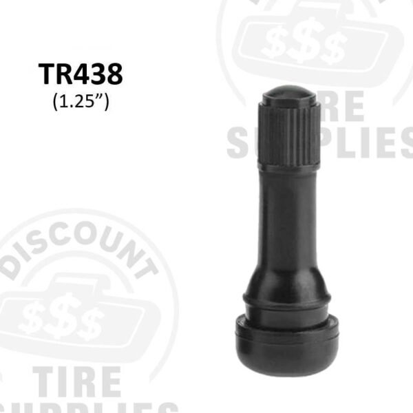1.25" Rubber Snap-In Valve Stem For Mercedes Spare Tire - TR-438