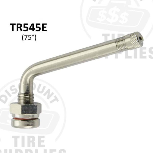 75° Alcoa O-Ring Seal Bent Metal Metric Valve Stem 9.7mm Hole - TR-545E