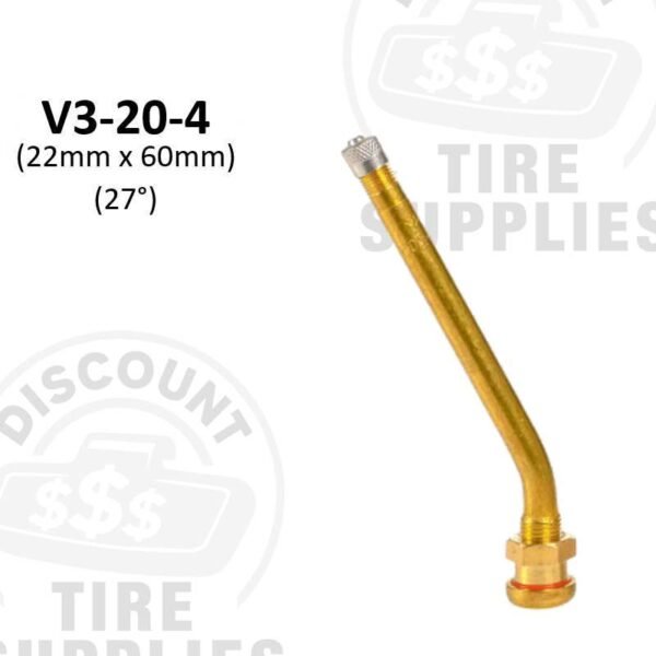 22mm X 60mm EHA 9.7mm Metric Rim Hole Valve Stems - V3-20-4