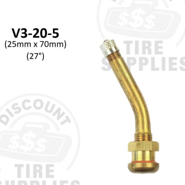 25mm X 70mm EHA 9.7mm Metric Rim Hole Valve Stems - V3-20-5