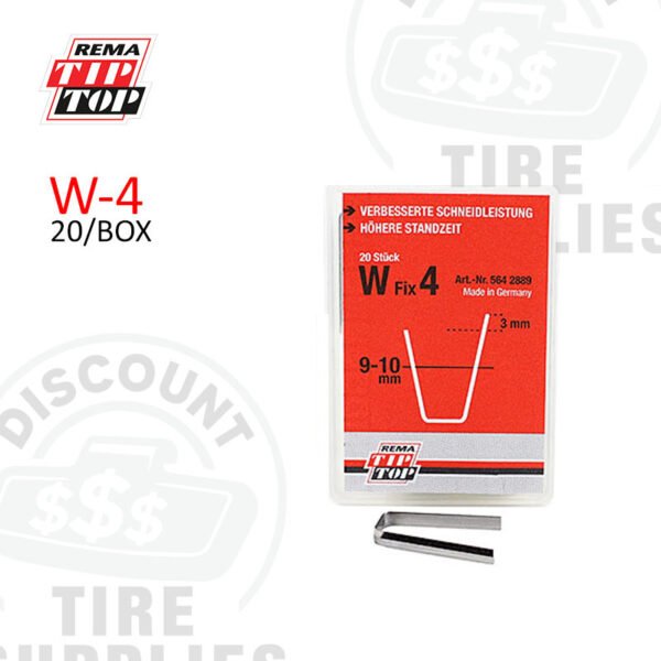 Rema Tip Top | Angle Tire Groover Cutting Bladed, 3/8" - 20 Pack - W-4