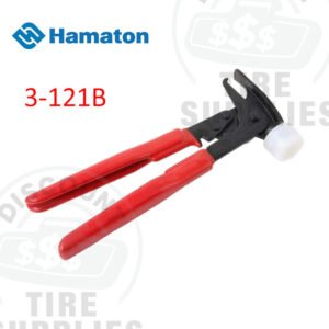 Hamaton | Heavy Duty Wheel Weight Pliers and No-Mar Hammer Tool - 3-121B