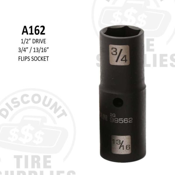 1/2" Drive, 3/4" & 13/16" Thin Wall Flip Socket - A162