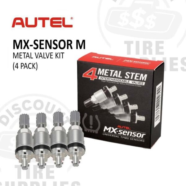Autel | MX-Sensor TPMS Metal Valve Kit - Set of 4 - MXSENSORMVK