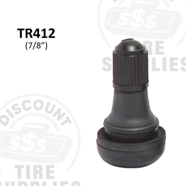 7/8" Rubber Snap-In Valve Stem - TR-412