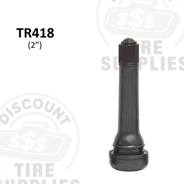2" Rubber Snap-In Valve Stem - TR-418