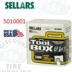 Sellars | ToolBox® Z400 Wipers, White, Quarterfold, 60 Sheets - 5010001