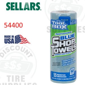 Sellars | ToolBox® Z400 Roll of Shop Towels, Blue - 55 Sheets - 5440