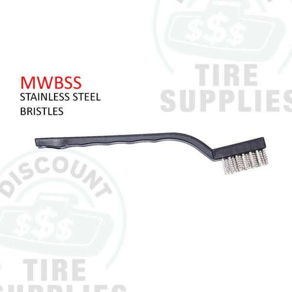 Stainless Steel Brass Tire Brush - MWBSS
