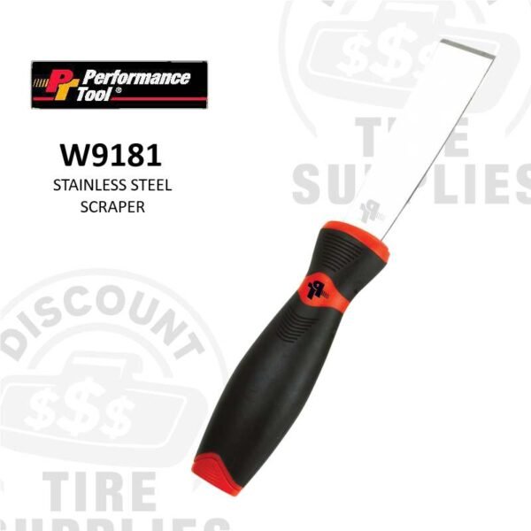 1-1/4" Rigid Stainless Steel Wheel Weight Scraper - W9181